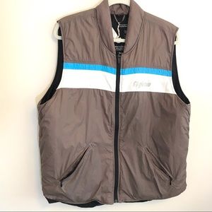 Flylow Men's Insulated Vest Brown Stripe Retro XL
